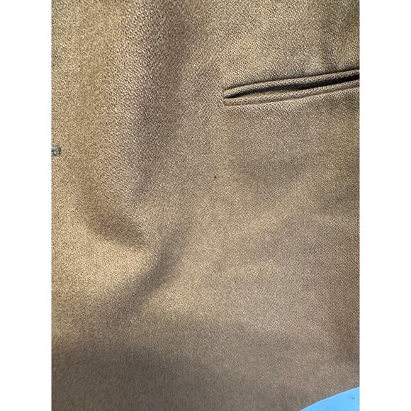 Vintage Henry Grethel Authentic Brown Men Blazer Wool Blend XL Quilted Lined - Picture 7 of 11